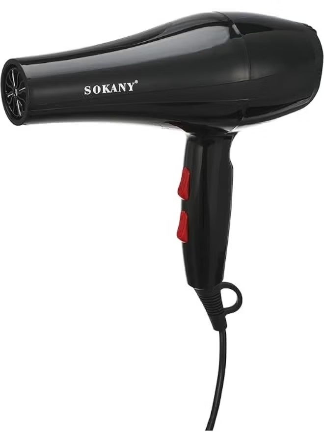 sokany RCY-173i Professional Hair Dryer High Power with 3 Temperature Modes & 2 Speed Levels, Overheat Protection, Lightweight & Ergonomic Design for Salon & Home Use, Suitable for All Hair Types - Image 1